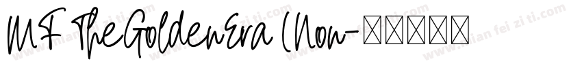 MF TheGoldenEra (Non字体转换